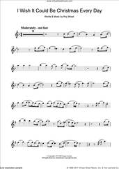 Cover icon of I Wish It Could Be Christmas Every Day sheet music for clarinet solo by Wizzard and Roy Wood, intermediate skill level