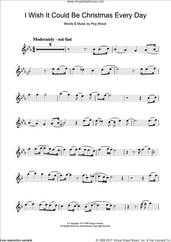 Cover icon of I Wish It Could Be Christmas Every Day sheet music for flute solo by Wizzard and Roy Wood, intermediate skill level