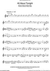 Cover icon of All About Tonight sheet music for clarinet solo by Pixie Lott, Brian Kidd, Tebey Ottoh and Thomas James, intermediate skill level