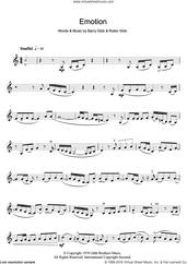 Cover icon of Emotion sheet music for violin solo by Destiny's Child, Barry Gibb and Robin Gibb, intermediate skill level