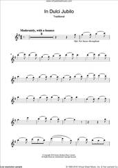 Cover icon of In Dulci Jubilo sheet music for clarinet solo, intermediate skill level