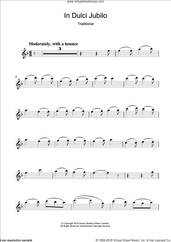 Cover icon of In Dulci Jubilo sheet music for flute solo, intermediate skill level