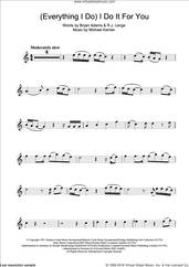 Cover icon of (Everything I Do) I Do It For You sheet music for flute solo by Bryan Adams, Michael Kamen and Robert John Lange, intermediate skill level
