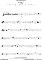 Cover icon of Yellow sheet music for flute solo by Coldplay, Chris Martin, Guy Berryman, Jonny Buckland and Will Champion, intermediate skill level