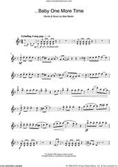 Cover icon of ...Baby One More Time sheet music for violin solo by Britney Spears and Max Martin, intermediate skill level