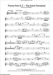 Cover icon of Theme from E.T. - The Extra-Terrestrial sheet music for violin solo by John Williams, intermediate skill level