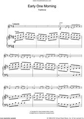 Cover icon of Early One Morning sheet music for violin solo, intermediate skill level