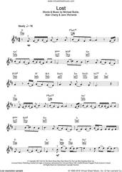Cover icon of Lost sheet music for violin solo by Michael Buble, Alan Chang and Jann Richards, intermediate skill level