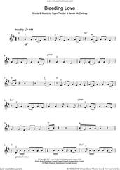 Cover icon of Bleeding Love sheet music for violin solo by Leona Lewis, Jesse McCartney and Ryan Tedder, intermediate skill level