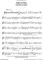 Cover icon of Right As Rain sheet music for violin solo by Adele, J Silverman and Leon Michels, intermediate skill level