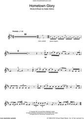 Cover icon of Hometown Glory sheet music for violin solo by Adele, intermediate skill level