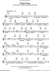 Cover icon of Poker Face sheet music for violin solo by Lady Gaga and Nadir Khayat, intermediate skill level