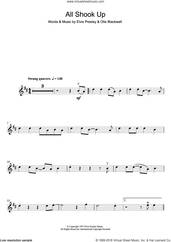 Cover icon of All Shook Up sheet music for violin solo by Elvis Presley and Otis Blackwell, intermediate skill level