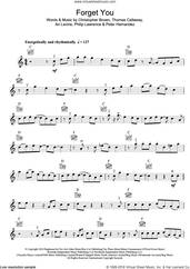 Cover icon of Forget You sheet music for violin solo by Cee Lo Green, Ari Levine, Chris Brown, Peter Hernandez, Philip Lawrence and Thomas Callaway, intermediate skill level