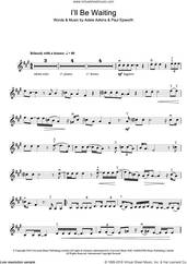 Cover icon of I'll Be Waiting sheet music for violin solo by Adele and Paul Epworth, intermediate skill level