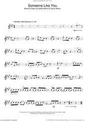 Cover icon of Someone Like You sheet music for violin solo by Adele and Dan Wilson, intermediate skill level