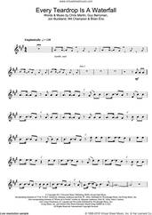 Cover icon of Every Teardrop Is A Waterfall sheet music for flute solo by Coldplay, Adrienne Anderson, Brian Eno, Chris Martin, Guy Berryman, Jonny Buckland, Peter Allen and Will Champion, intermediate skill level