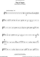 Cover icon of The A Team sheet music for flute solo by Ed Sheeran, intermediate skill level