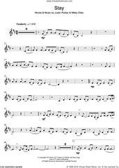Cover icon of Stay sheet music for clarinet solo by Rihanna, Justin Parker and Mikky Ekko, intermediate skill level