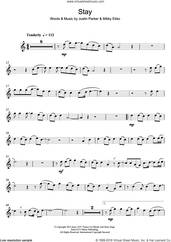 Cover icon of Stay sheet music for flute solo by Rihanna, Justin Parker and Mikky Ekko, intermediate skill level
