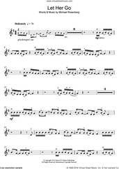 Cover icon of Let Her Go sheet music for violin solo by Passenger and Michael Rosenberg, intermediate skill level