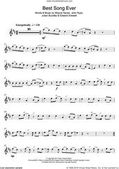 Cover icon of Best Song Ever sheet music for flute solo by One Direction, Edward Drewett, John Ryan, Julian Bunetta and Wayne Hector, intermediate skill level