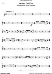 Cover icon of Heart's On Fire sheet music for flute solo by Passenger and Michael Rosenberg, intermediate skill level