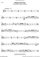 Cover icon of Heart's On Fire sheet music for violin solo by Passenger and Michael Rosenberg, intermediate skill level