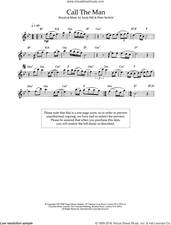 Cover icon of Call The Man sheet music for flute solo by Celine Dion, Andy Hill and Pete Sinfield, intermediate skill level