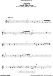 Cover icon of Dreams sheet music for flute solo by The Cranberries and Noel Hogan, intermediate skill level