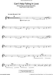 Cover icon of Can't Help Falling In Love sheet music for clarinet solo by Elvis Presley, George David Weiss, Hugo Peretti and Luigi Creatore, wedding score, intermediate skill level
