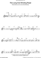 Cover icon of The Long And Winding Road sheet music for flute solo by The Beatles, John Lennon and Paul McCartney, intermediate skill level