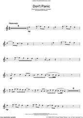 Cover icon of Don't Panic sheet music for flute solo by Coldplay, Chris Martin, Guy Berryman, Jonny Buckland and Will Champion, intermediate skill level