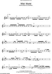 Cover icon of Wild World sheet music for flute solo by Cat Stevens, intermediate skill level