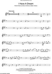 Cover icon of I Have A Dream sheet music for trumpet solo by ABBA, Benny Andersson and Bjorn Ulvaeus, intermediate skill level