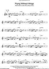 Cover icon of Flying Without Wings sheet music for flute solo by Westlife, Steve Mac and Wayne Hector, intermediate skill level