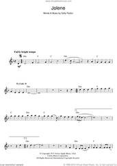 Cover icon of Jolene sheet music for flute solo by Dolly Parton, intermediate skill level