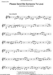 Cover icon of Please Send Me Someone To Love sheet music for clarinet solo by Percy Mayfield, intermediate skill level