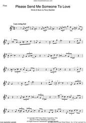 Cover icon of Please Send Me Someone To Love sheet music for flute solo by Percy Mayfield, intermediate skill level