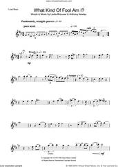 Cover icon of What Kind Of Fool Am I sheet music for flute solo by Frank Sinatra, Anthony Newley and Leslie Bricusse, intermediate skill level