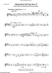 Cover icon of What Kind Of Fool Am I sheet music for trumpet solo by Frank Sinatra, Anthony Newley and Leslie Bricusse, intermediate skill level