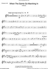 Cover icon of When The Saints Go Marching In sheet music for clarinet solo by Louis Armstrong and Miscellaneous, intermediate skill level