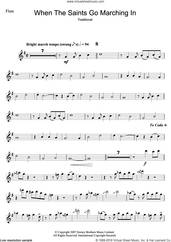 Cover icon of When The Saints Go Marching In sheet music for flute solo by Louis Armstrong and Miscellaneous, intermediate skill level