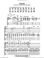 Cover icon of Claudia sheet music for guitar (tablature) by The View, Keiren Webster and Kyle Falconer, intermediate skill level