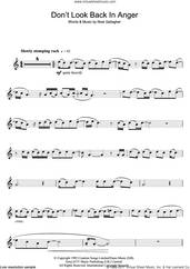 Cover icon of Don't Look Back In Anger sheet music for flute solo by Oasis and Noel Gallagher, intermediate skill level