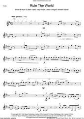 Cover icon of Rule The World (from Stardust) sheet music for violin solo by Take That, Gary Barlow, Howard Donald, Jason Orange and Mark Owen, intermediate skill level