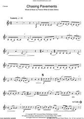 Cover icon of Chasing Pavements sheet music for clarinet solo by Adele and Francis White, intermediate skill level