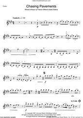 Cover icon of Chasing Pavements sheet music for violin solo by Adele and Francis White, intermediate skill level