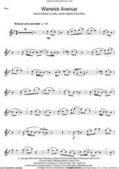 Cover icon of Warwick Avenue sheet music for flute solo by Duffy, Aimee Duffy, Francis White and James Hogarth, intermediate skill level