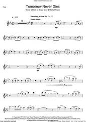 Cover icon of Tomorrow Never Dies sheet music for flute solo by Sheryl Crow and Mitchell Froom, intermediate skill level